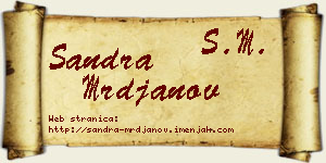 Sandra Mrđanov vizit kartica